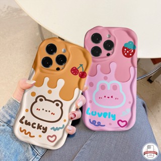 เคสโทรศัพท์มือถือนิ่ม ขอบโค้ง ลายการ์ตูนหมี กระต่าย ไอศกรีม 3D แวววาว สําหรับ Redmi 10 9A A2 A1 9 10A 10C 9T 9C NFC Redmi Note 8 11s 10S 10Pro Max 9 10 11 12 POCO M3