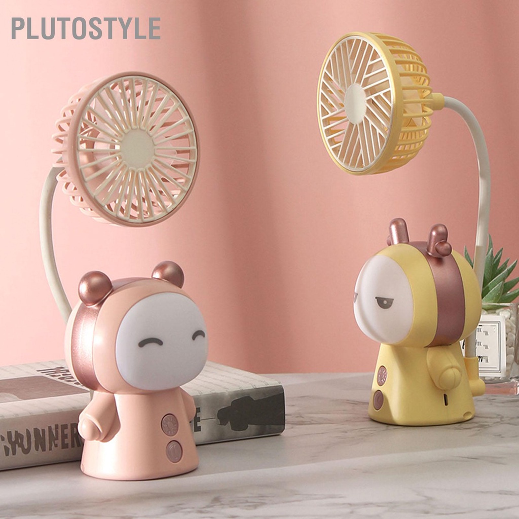 plutostyle-พัดลมมือถือขนาดเล็กแบบพกพา-usb-พัดลมแบบชาร์จไฟได้-abs-พัดลมตั้งโต๊ะแบบพับได้สำหรับห้องสมุดสำนักงานการเดินทางที่บ้าน