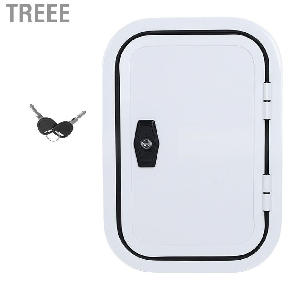 Treee RV Compartment Door H500 W400mm UV Perfect Sealing Rounded Corner