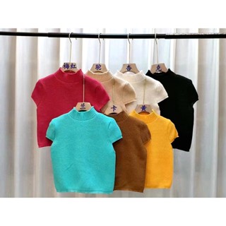 ใหม่ เสื้อกันหนาวแขนกุด คอสูง สไตล์เกาหลี เรียบง่าย คุณภาพสูง เหมาะกับฤดูร้อน 7BAP