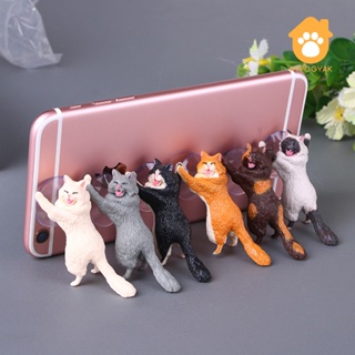 Ayyogyak- ที่วางโทรศัพท์มือถือ รูปแมว แบบพกพา ขาตั้งดูด ตั้งโต๊ะ ของขวัญตกแต่ง