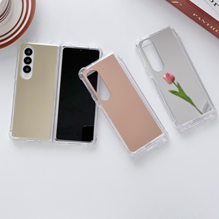 เคสป้องกันโทรศัพท์มือถือ แบบบาง หรูหรา สีขาว สําหรับ Samsung Z Fold5 Fold4 Z Fold3 Z Fold 4 Z Fold 3
