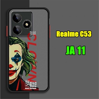 ตรงรุ่น Realme C53/Realme C51 เคสกันกล้อง เคสกันกระแทก ขอบสีผิวด้าน C53 มี13ลาย พร้อมส่งในไทย เคสขอบนิ่ม JA