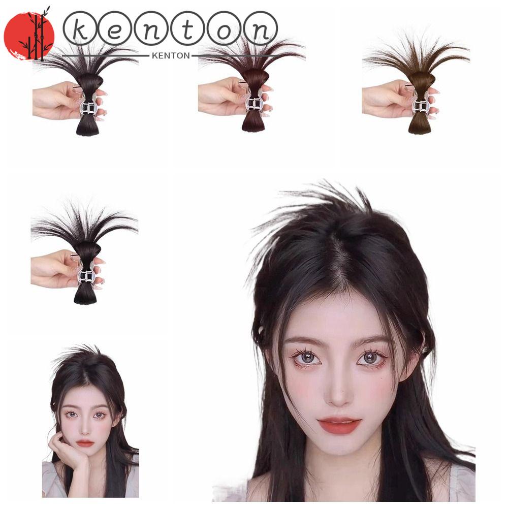 KENTON Messy Hair Bun, Brown Hair Clip Bun, Korean Style Shopee Thailand