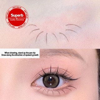 Suake ปากกาอายไลเนอร์ เนื้อแมตต์ 0.05 มม. สีดํา น้ําตาล กันน้ํา A4J8