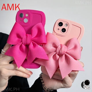 Amk เคสโทรศัพท์มือถือแบบใส ลายโบ 3D เรียบง่าย สําหรับ Infinix Note 30 10 pro Smart 7 6 5 plus hot 30 30i 20s 20i 20 12i 12 11s nfc 10s 10t 10i 10 play 5g CRSDBL