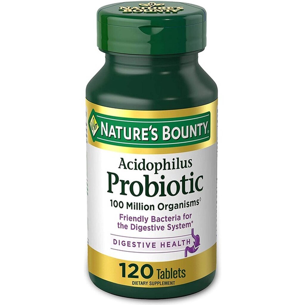 พร้อมส่ง-แท้-natures-bounty-acidophilus-probiotic-100-120-tablets-โพรไบโอติก