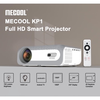Mecool KP1 โปรเจคเตอร์ 1080P แอนดรอยด์ 11.0 OS 1+8GB หน้าจอ LCD 5 นิ้ว ขนาดเล็ก แบบพกพา
