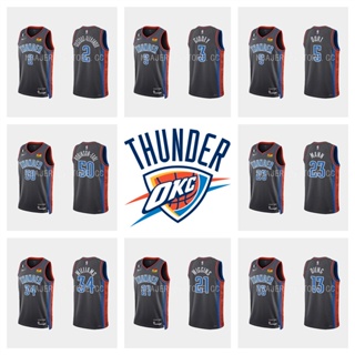 2022-2023 Oklahoma City Thunder เสื้อสเวตเตอร์ของเสื้อบาสเก็ตบอล NBA Jersey