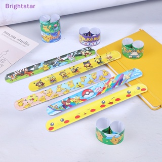 Brightstar ใหม่ สายรัดข้อมือ ลายการ์ตูนปิกาจู โปเกมอน สําหรับเด็ก