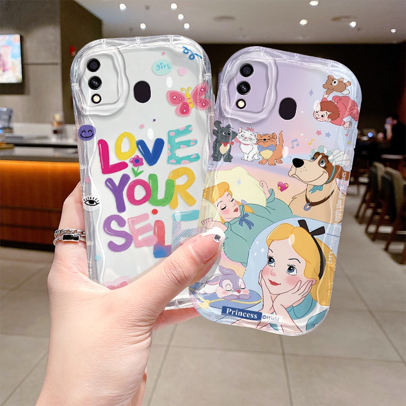 เคส-samsung-a10s-เคสโทรศัพท์มือถือแบบใส-ลายครีม-สําหรับ-samsung-a10s-เคส