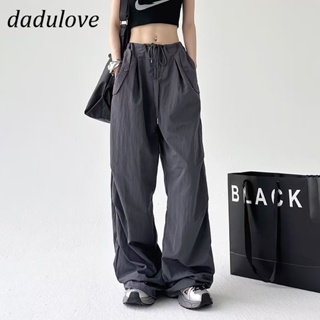 DaDulove💕 New American Ins High Street Retro Overalls Niche High Waist Loose Wide Leg Pants Large Size Trousers