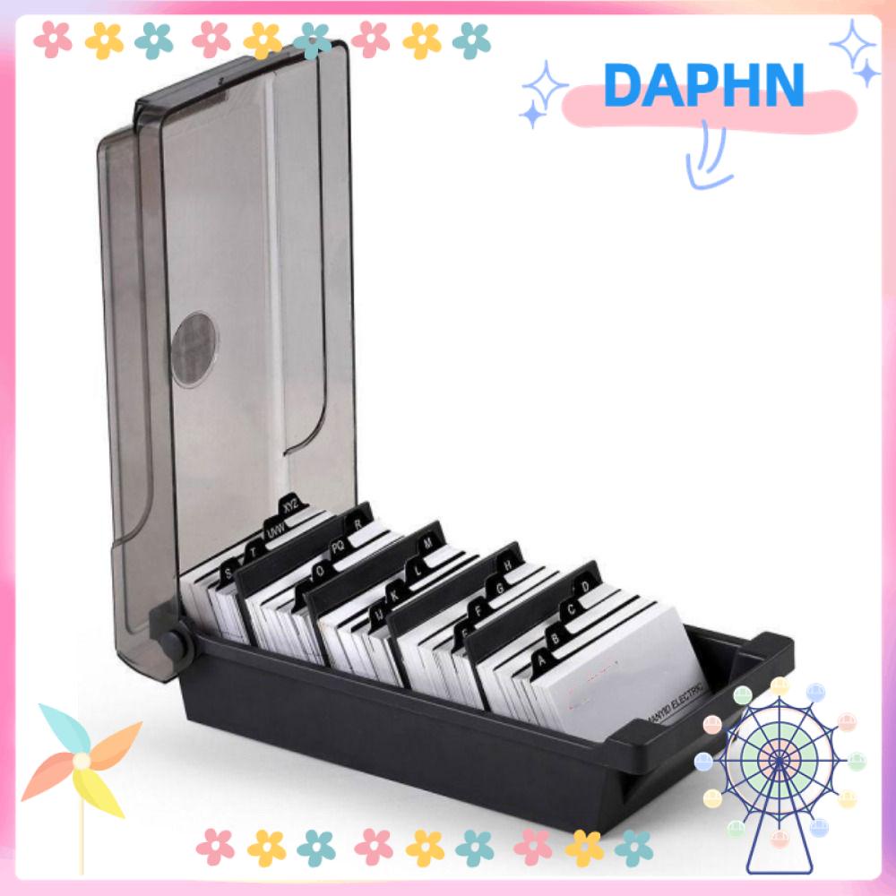 daphs-กล่องใส่นามบัตร-พลาสติก-สีดํา-สําหรับสํานักงาน-พร็อพถ่ายภาพ