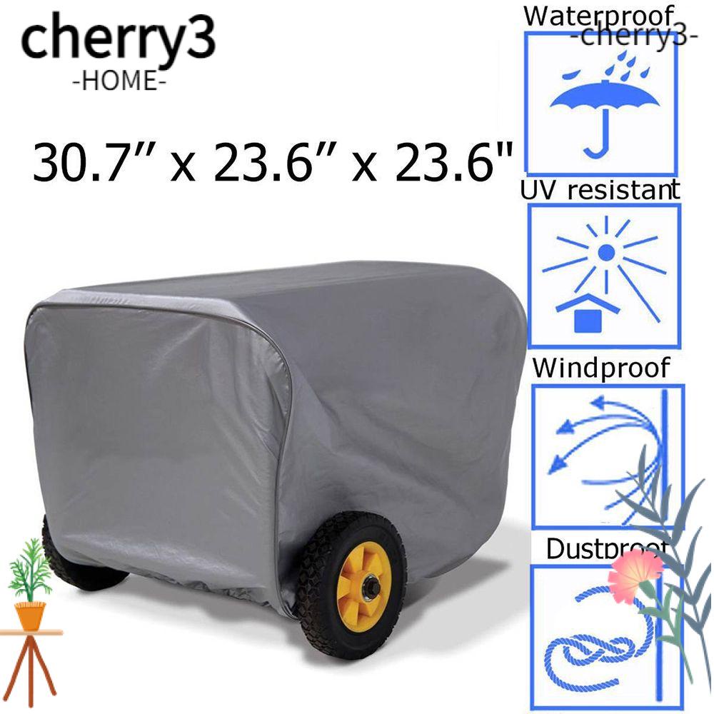 cherry3-ผ้าคลุมเครื่องกําเนิดไฟฟ้า-ผ้าออกซ์ฟอร์ด-210d-ป้องกันรังสียูวี-กันน้ํา