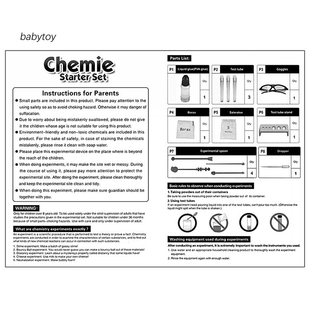 baby-ชุดทดลองวิทยาศาสตร์-แว่นตา-diy-อุปกรณ์การสอนห้องปฏิบัติการเคมี-สําหรับเด็ก
