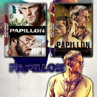 DVD ดีวีดี Papillon ปาปิญอง 1-2 DVD หนัง มาสเตอร์ เสียงไทย (เสียง ไทย/อังกฤษ | ซับ ไทย/อังกฤษ) DVD ดีวีดี