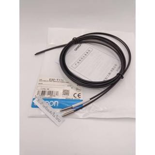 ส่งจาก กทม E32-T11L OMRON Photoelectric Sensor E32-T11L หรือเลนส์พร้อมสาย Fiber Optic ชนิด Reflective