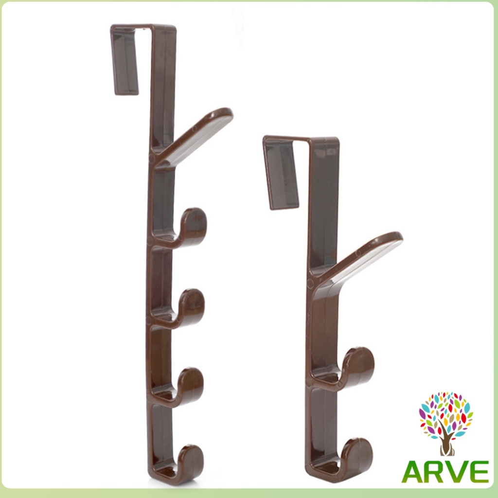 ที่แขวนประตู-ตะขอแขวนประตู-5-ขอ-ที่แขวนของเกี่ยวประตู-ส่งคละสี-back-door-multipurpose-hanger