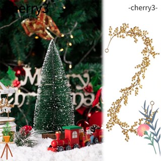 Cherry3 พวงมาลัยเบอรี่ สีทอง สําหรับแขวนตกแต่งต้นคริสต์มาส งานแต่งงาน