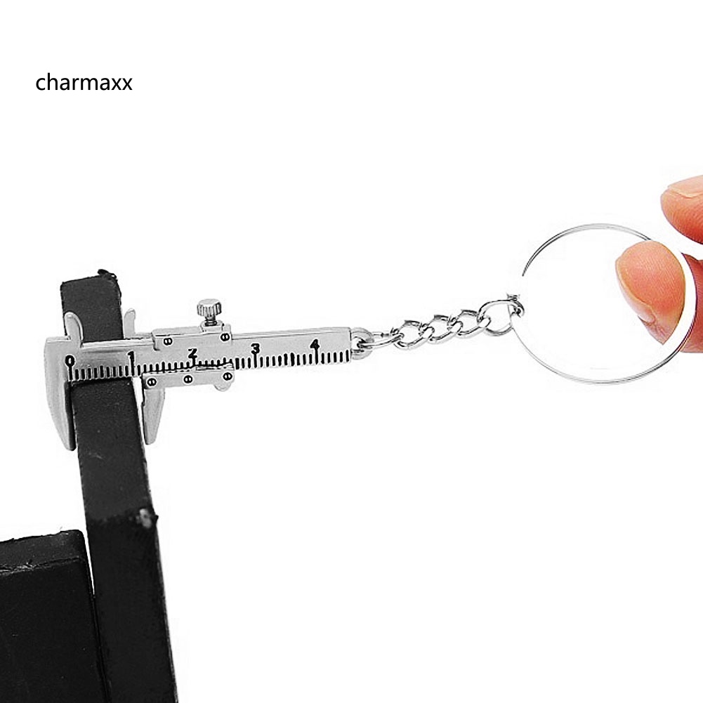 cx-พวงกุญแจ-ไม้บรรทัดสไลด์จําลอง-โลหะผสมสังกะสี-ขนาดเล็ก