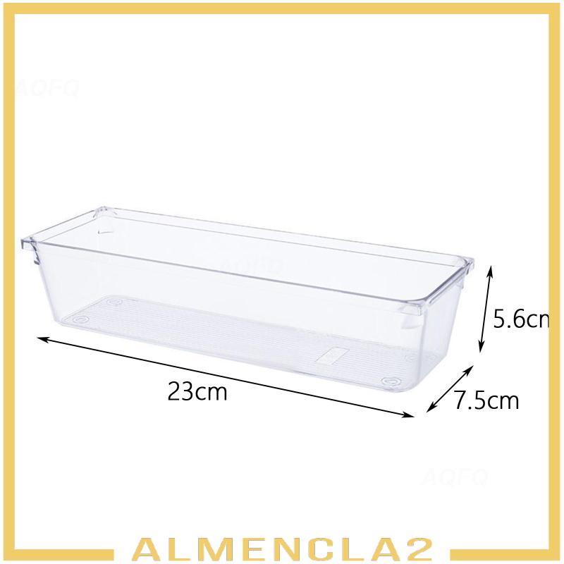 almencla2-กล่องลิ้นชักใส-วางซ้อนกันได้-สําหรับเก็บเครื่องสําอาง-เครื่องประดับ-บนโต๊ะทํางาน-ห้องครัว-สํานักงาน