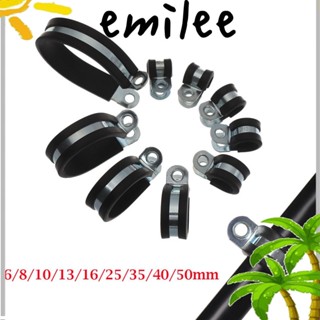 EMILEE ขายดี แคลมป์หนีบท่อสายไฟ 10 ชิ้น