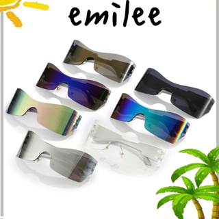 EMILEE แว่นตากันแดด ทรงกลม สไตล์อินเทรนด์ สําหรับขี่จักรยาน เล่นกีฬา
