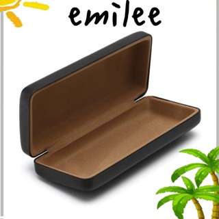 Emilee กล่องเก็บแว่นตา หนัง โลหะ ทรงสี่เหลี่ยม แบบพกพา