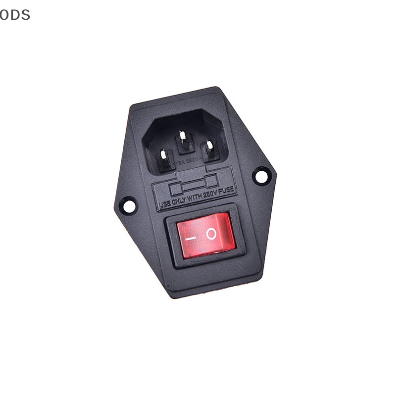 ods-3pin-iec320-c14-โมดูลปลั๊กสวิตช์ฟิวส์-10a-250v-od