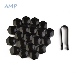 ⚡NEW 8⚡Nut Bolt Covers 20pcs 22mm Accessories Black Car For Insignia