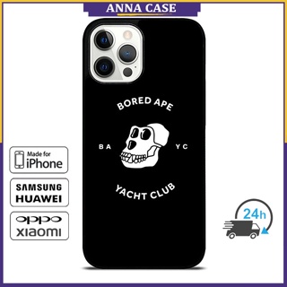 เคสโทรศัพท์มือถือ ลาย Bored Ape Yacht Club สําหรับ iPhone 15 Pro Max 13 Pro Max Samsung Galaxy Note10+ S21Ultra