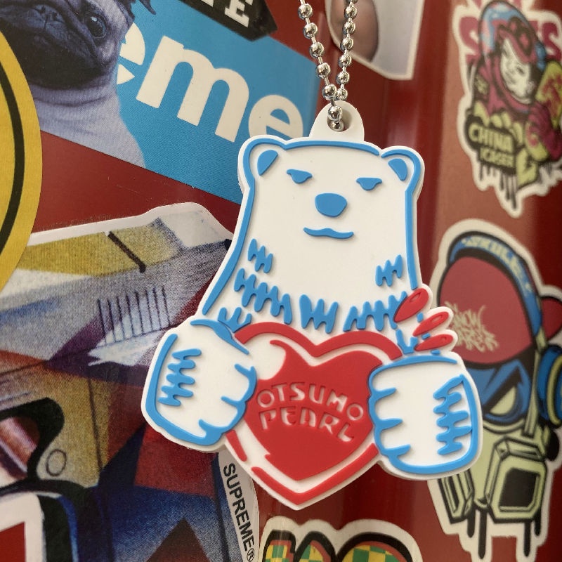 พร้อมส่ง-human-made-nigo-kyoto-พวงกุญแจ-จี้หมี-สีขาว-สําหรับแขวนรถยนต์