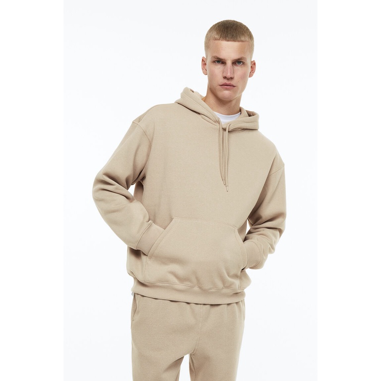 H&M Man Relaxed Fit Hoodie 0970819_3 Shopee Thailand