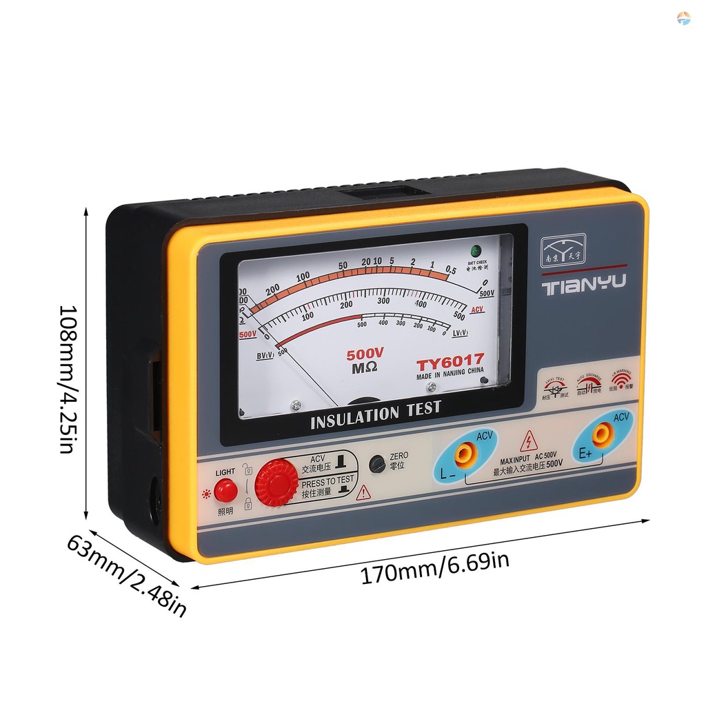 fash-เครื่องวัดความต้านทานดิจิทัล-โอห์มมิเตอร์-0-1000m-500v-ความแม่นยําสูง