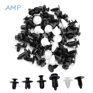 ⚡NEW 8⚡Car Trim Clips 100 Pieces ABS Black Car Accessories Plastic Screws Tool