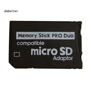 <Dobetter> การ์ดอะแดปเตอร์แปลง Micro SD TF เป็น MS Pro Duo Reader สําหรับ PSP