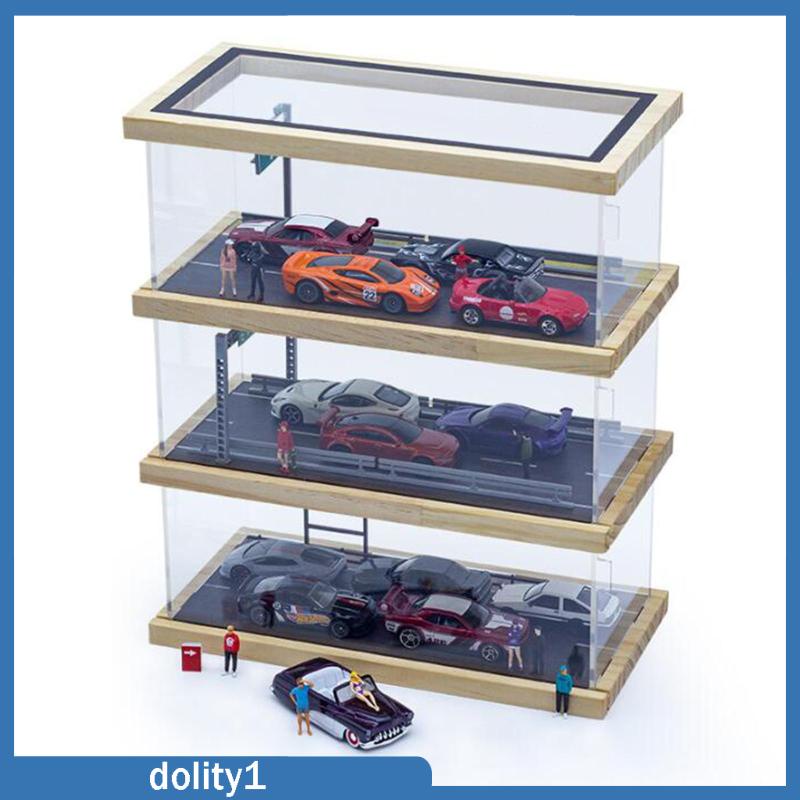 dolity1-โมเดลรถยนต์-1-64-3-ชั้น-สําหรับตั้งโต๊ะ-ดิโอราม่า-โต๊ะ-อัลลอย