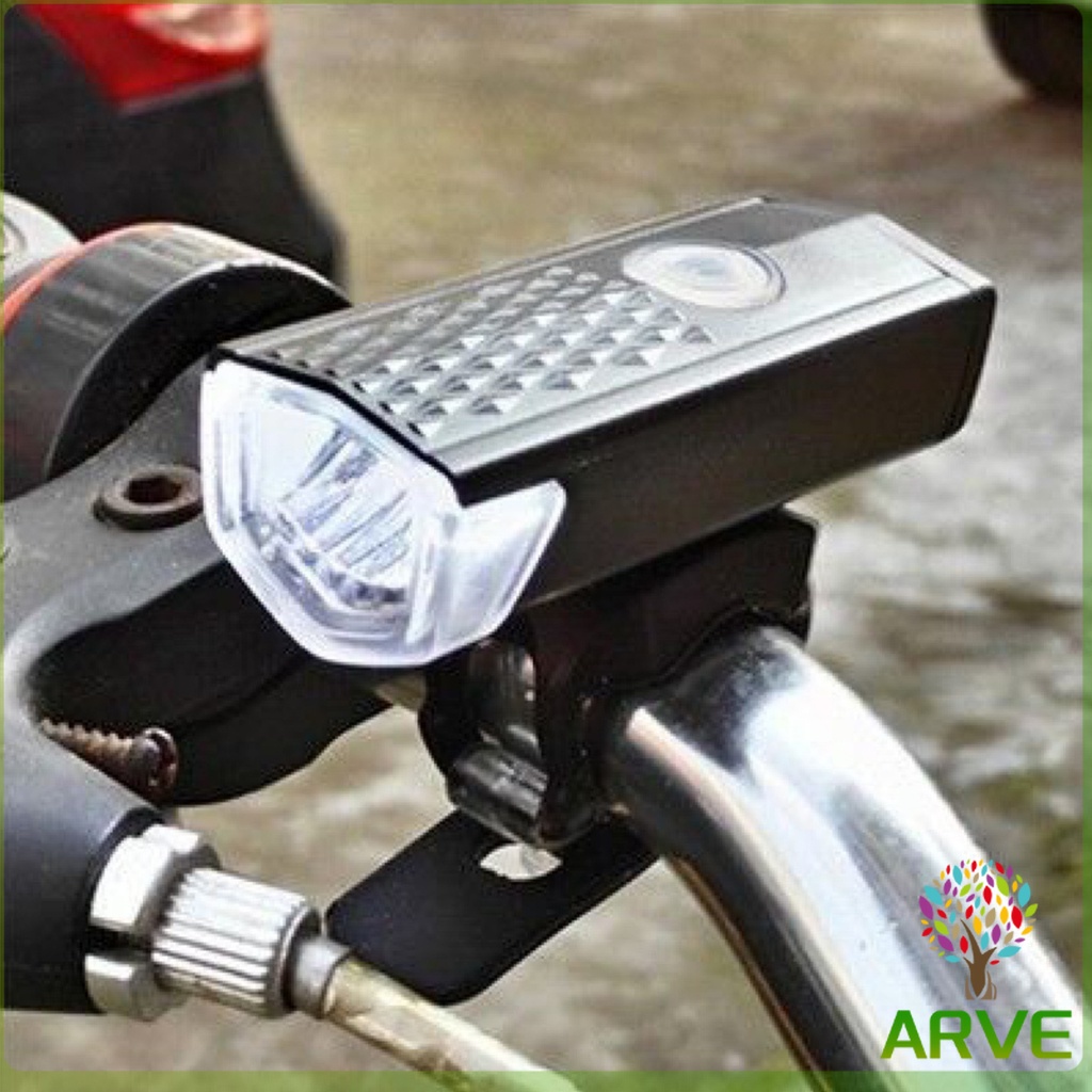 arve-ไฟท้ายจักรยาน-แบบพกพากันน้ำ-แบบชาร์จ-usb-ชุดไฟจักรยาน-bicycle-lamp