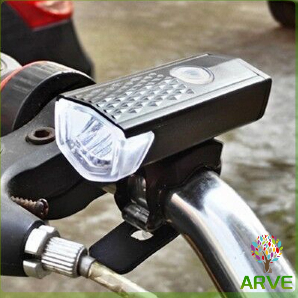 arve-ไฟท้ายจักรยาน-แบบพกพากันน้ำ-แบบชาร์จ-usb-ชุดไฟจักรยาน-bicycle-lamp