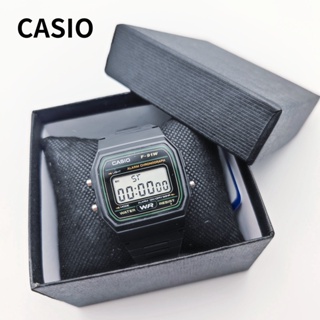 Casio F91W นาฬิกาข้อมือดิจิทัล ทรงสี่เหลี่ยม กันน้ํา สไตล์เรโทร สําหรับผู้ชาย และผู้หญิง