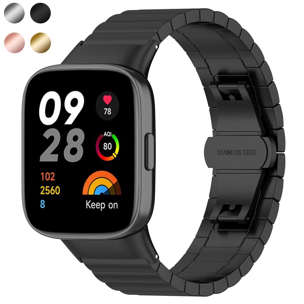 สําหรับ Xiaomi Redmi Watch 3 / Mi Watch lite 3 สายนาฬิกาข้อมือ สเตนเลส ...