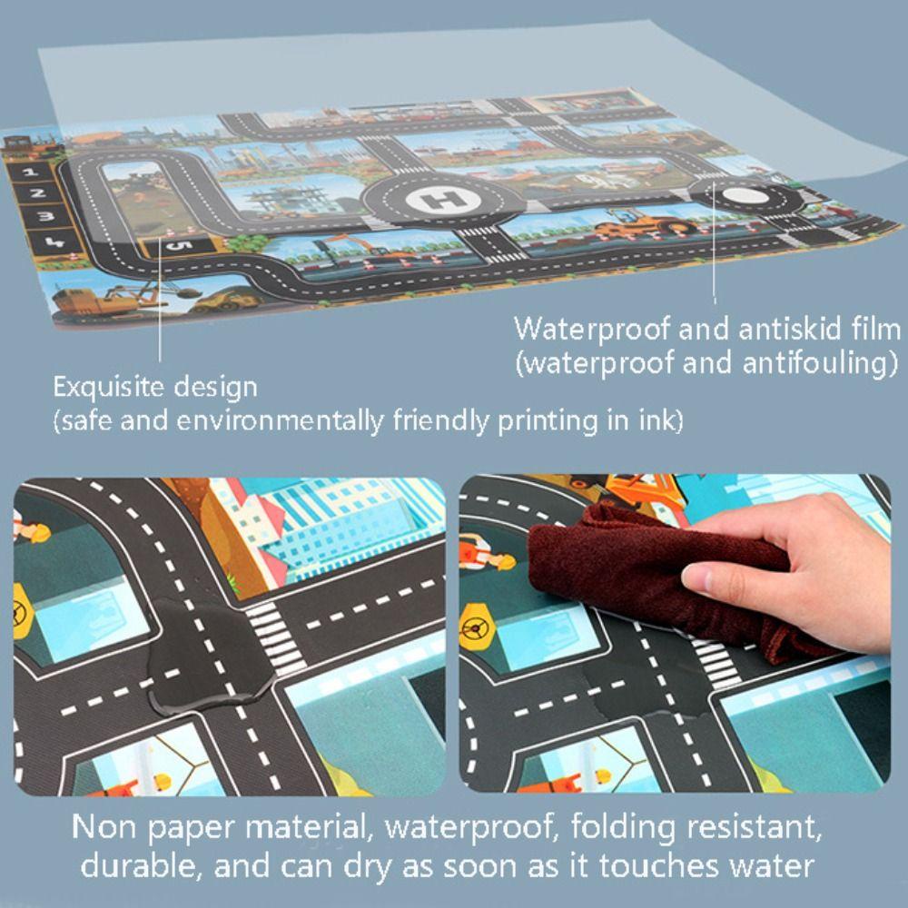 cordell-ที่จอดรถเมือง-แผนที่ถนน-ลายการ์ตูน-สําหรับเด็ก-แผนที่จราจร-รถปีนเขา-เสื่อเด็กเล่น-เสื่อถนน-พรมปูพื้น