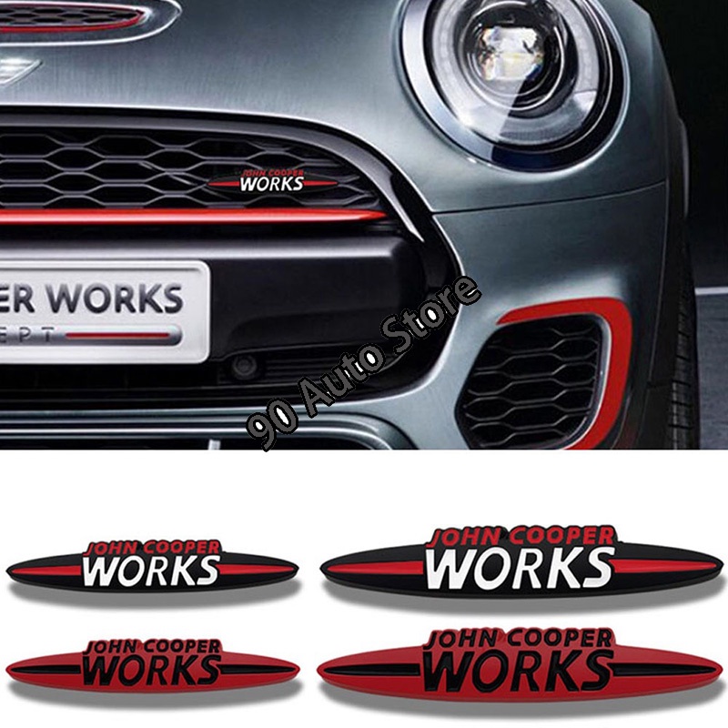 ป้ายกระจังหน้ารถยนต์-โลหะ-อุปกรณ์เสริม-สําหรับ-mini-coopers-jcw-john-cooper-works-auto-body-badge-1-ชิ้น