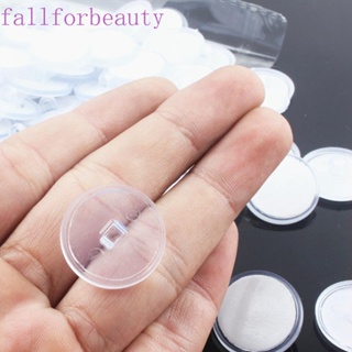 FALLFORBEAUTY Small Disc Ceiling Transparent Home Organization Flag Hooks Strong Hook Hanging 2cm Round Seamless 10/30/50Pcs Self Adhesive Wall Storage