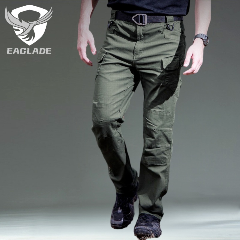 eaglade-กางเกงคาร์โก้ยุทธวิธี-สําหรับผู้ชาย-ix7-ii-สีเขียว-ยืดหยุ่นได้