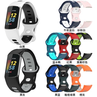 สายนาฬิกาข้อมือซิลิโคน ปรับได้ แบบเปลี่ยน สําหรับ Fitbit Charge5 Fitbit Charge 5 Sports Fitness Smart Watch Band