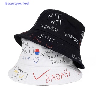 [Beautyoufeel] หมวกบักเก็ต สไตล์ฮิปฮอป แฟชั่นฤดูร้อน สําหรับชาวประมง
