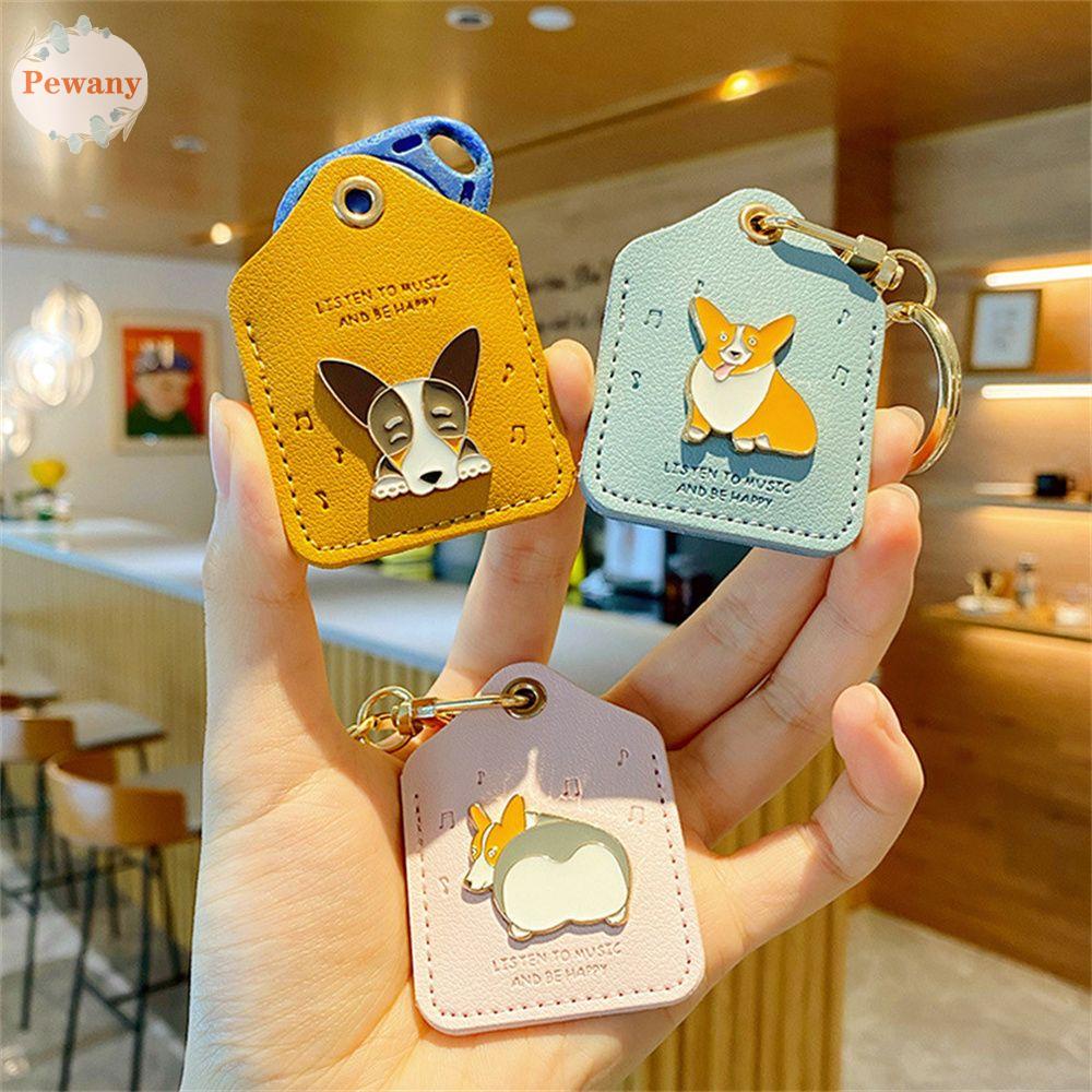 PEWANY Leather PU Keyring Packaging Decoration Entrance Guard Card