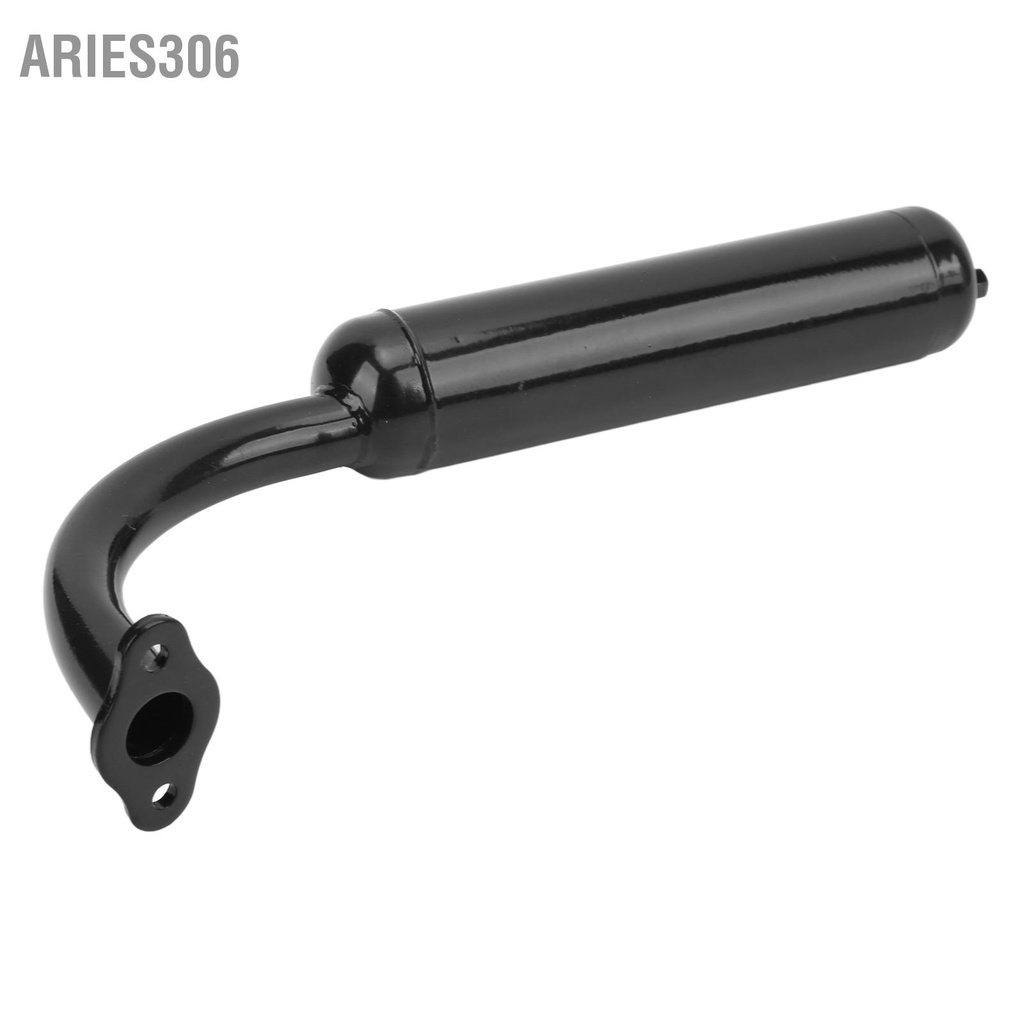 aries306-มอเตอร์จักรยานท่อไอเสียท่อไอเสียสีดำสำหรับ-2-จังหวะ-49cc-60cc-66cc-80cc-เครื่องยนต์จักรยานยนต์