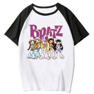 เสื้อยืด พิมพ์ลายกราฟฟิค Bratz Y2K สไตล์ญี่ปุ่น สําหรับผู้หญิง